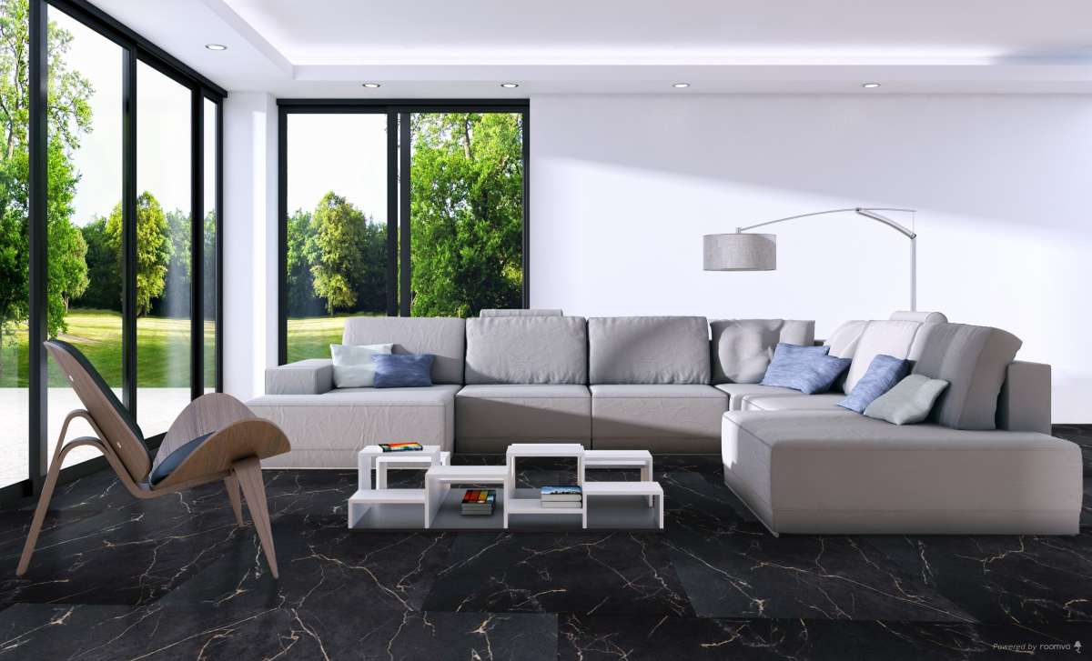 TFD Marble Color Vinyl Raumbild Wohnzimmer TFD Marble Color Vinyl Raumbild Wohnzimmer